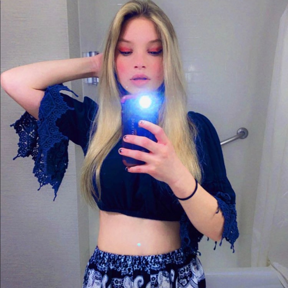 Hippie crop top
